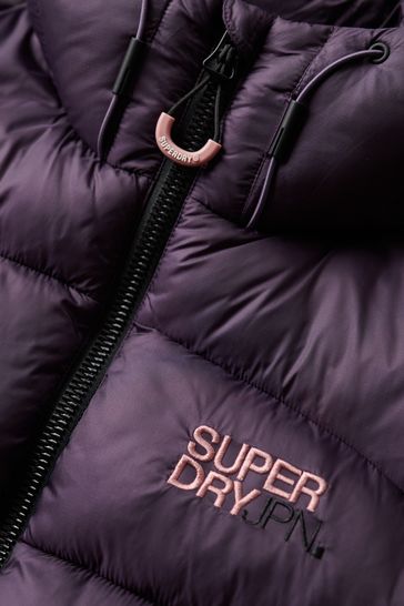 Purple superdry clearance jacket