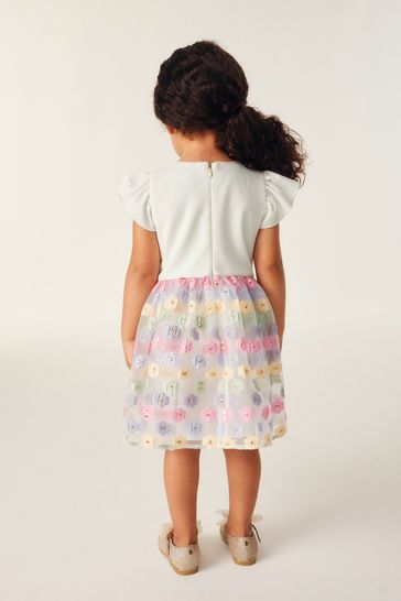 Baker by Ted Baker Multi Coloured Organza Mockable Dress
