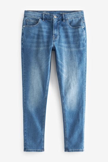 Jean Skinny Regular NEXT - Taille Mi-haute, Stretch, Effet Vieilli, 5 Poches - Incontournable Décontracté Pour Femme - 7
