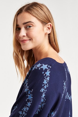Next navy hot sale star jumper