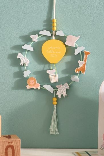 Yellow Born in 2024 Jungle Hanging Decoration