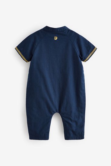 Blue baby shop romper