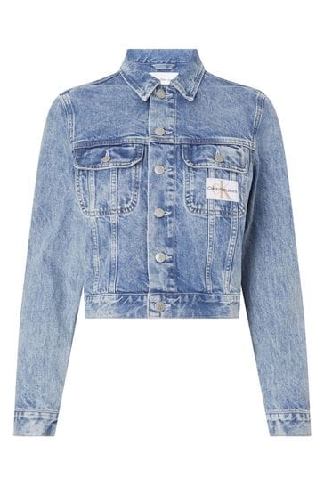 Calvin klein cropped jeans discount