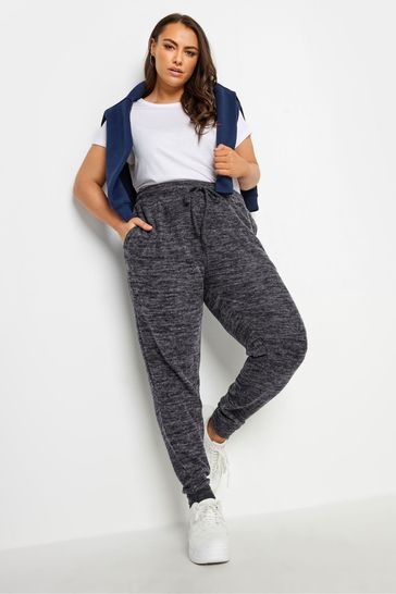 Buy Yours Curve Grey Soft Touch Joggers from Next USA