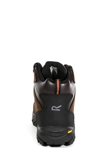 Buy Regatta Brown Burrell Leather Waterproof Walking Boots from