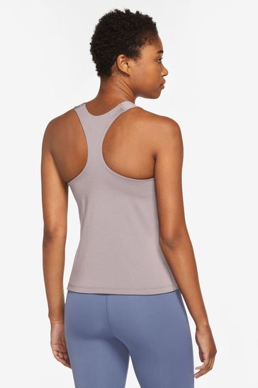 Buy Nike Pale Pink Medium Swoosh Support Padded Vest With Built In