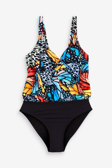 Blouson top swimsuit next