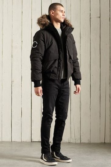 Superdry everest bomber deals black