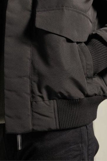 Superdry everest bomber black top