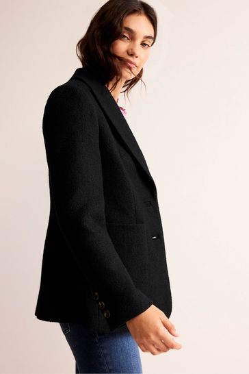 Black textured blazer clearance womens