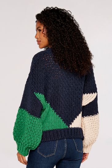 White chunky jumper outlet