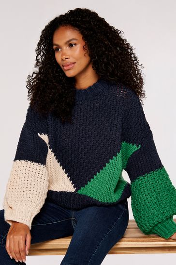 Chunky green jumper sales