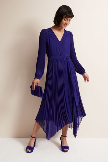 Phase eight cobalt blue dress online