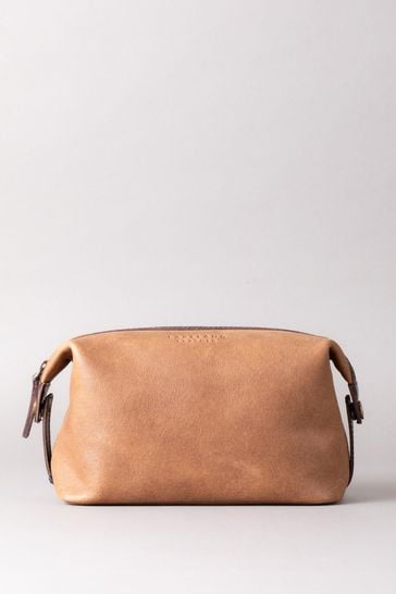 Lakeland Leather Hawksdale Leather Wash Brown Bag