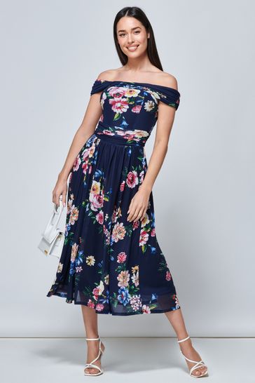 Jolie moi bardot dress top