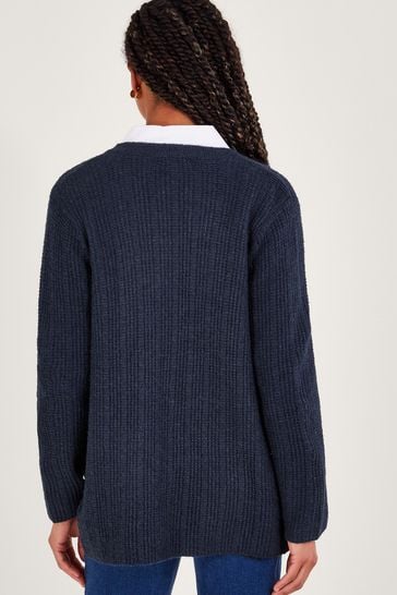 Monsoon grey cardigan outlet