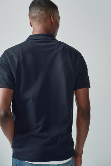 Next slim fit polo shirts sale