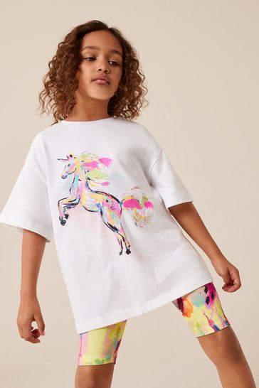 Rainbow biker shorts h&m sale