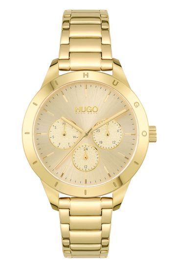 HUGO Friend Gold Bracelet Watch