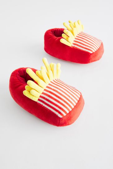 Buy Red Fries 3D Novelty Slippers from Next Luxembourg