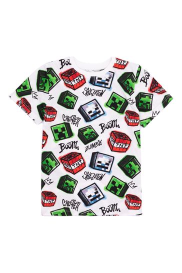 Buy Vanilla Underground Black Boys Minecraft T Shirts 2 Pack from