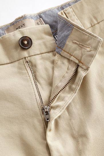 Navy Blue Grey Stone Slim Stretch Chino Shorts 3 Pack