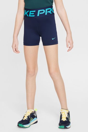 Buy Nike Midnight Navy Pro Dri FIT 3 Inch Super High Waist Shorts from Next Israel