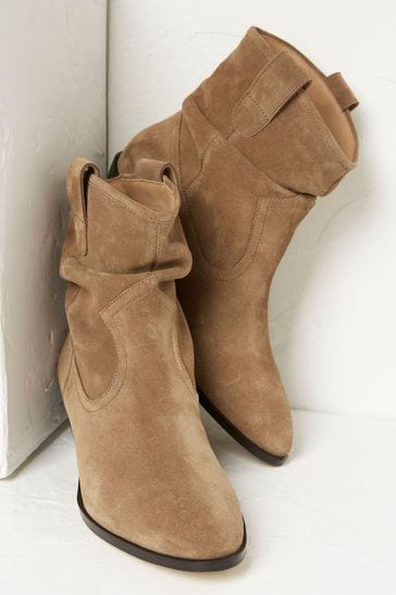 Ankle sale scrunch boots