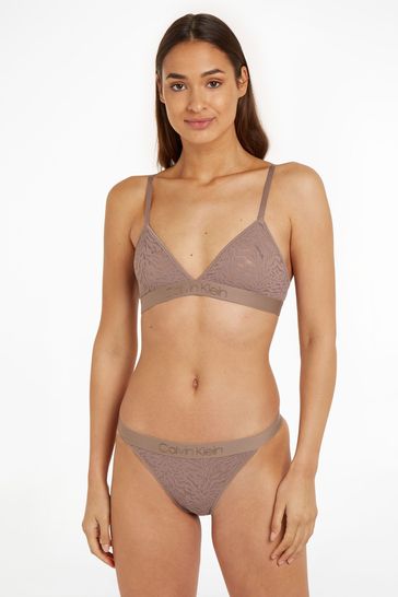 Buy Calvin Klein Intrinsic Lace Triangle Bra from Next USA