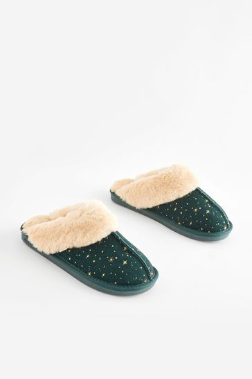 Star store mule slippers