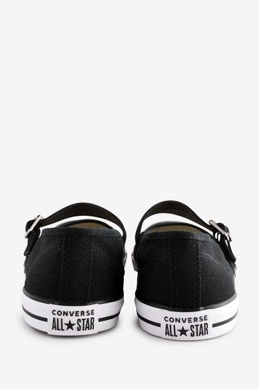 Buy Converse Black Chuck Taylor All Star Dainty Mary Jane Trainers from Next Saudi Arabia