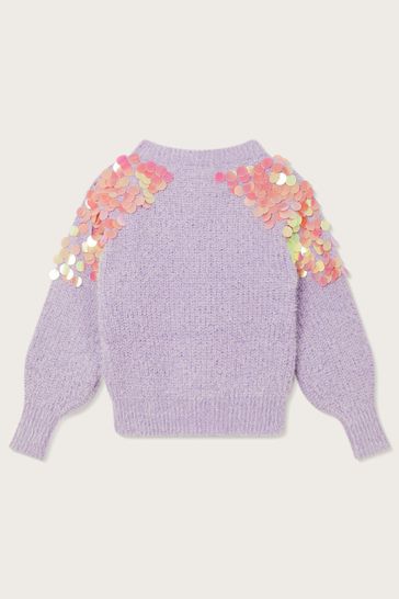 Purple sequin jumper store