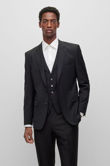 BOSS Black BOSS Jasper Wool Blend Regular Fit Suit Jacket