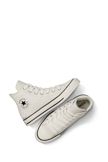 Buy Converse Grey Chuck Taylor All Star Metallic Ballet Trainers from Next Sweden