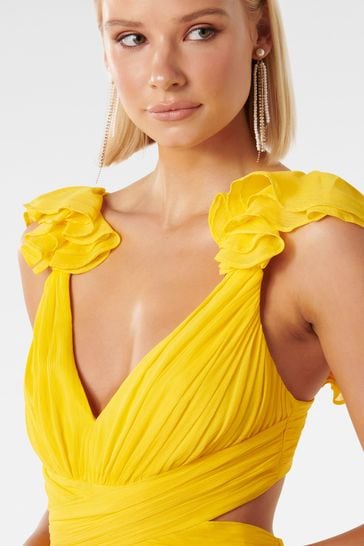 Forever new mustard best sale dress
