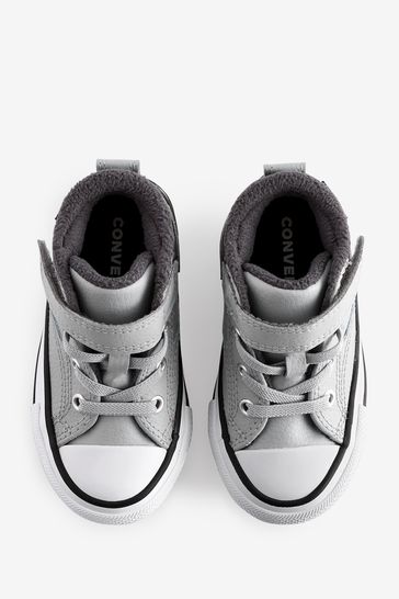 Buy Converse Grey Infant Chuck Taylor Malden Street Leather Boots from Next Denmark