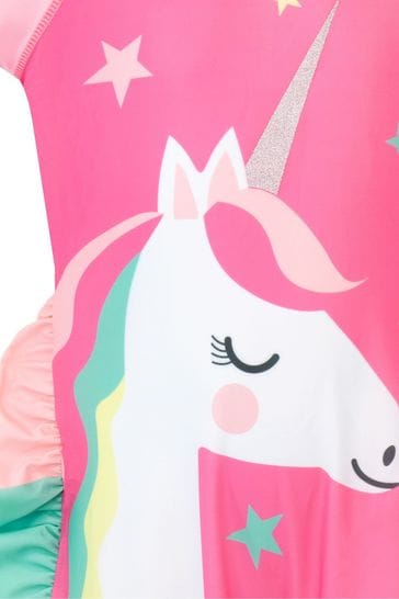 Pink unicorn swimsuit clearance