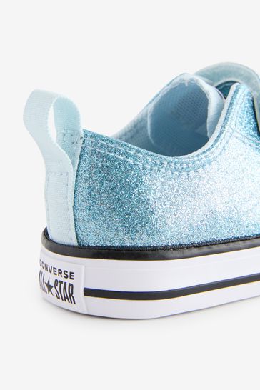 Buy Converse Blue Chuck Taylor Glitter 2V Infant Trainers from Next Netherlands