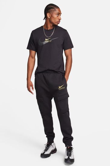Buy Nike Black Fleece Cargo Joggers from Next Germany