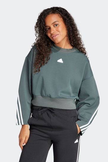 adidas Green Sportswear Future Icons 3-Stripes Sweatshirt