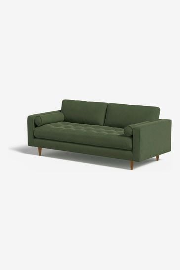 Made sofa green clearance velvet