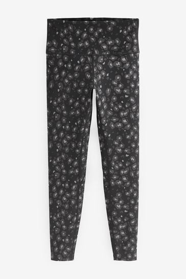 Black and grey patterned leggings best sale