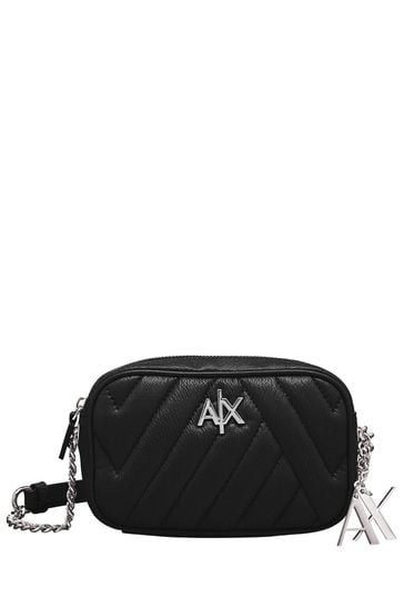 Armani Exchange Quilted Camera Bag
