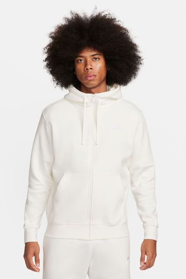 Nike Cream Club Zip Through Hoodie