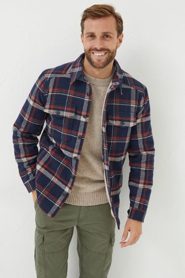 Buy FatFace Fjord Check Overshirt from Next Luxembourg