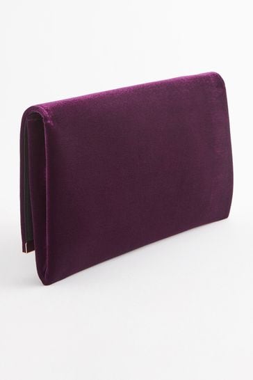 Dark hotsell purple clutch