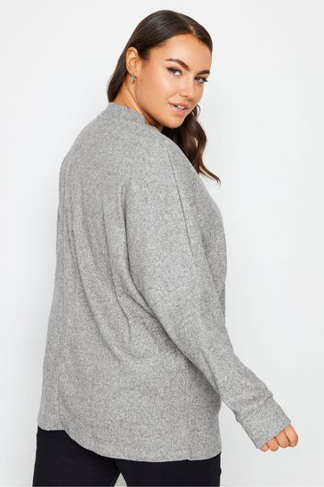 Ribbed sweatshirt clearance