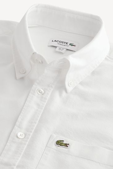 Buy Lacoste Short Sleeve Oxford 100 Cotton Shirt from Next Bahrain