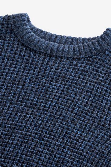 Blue top wooly jumper