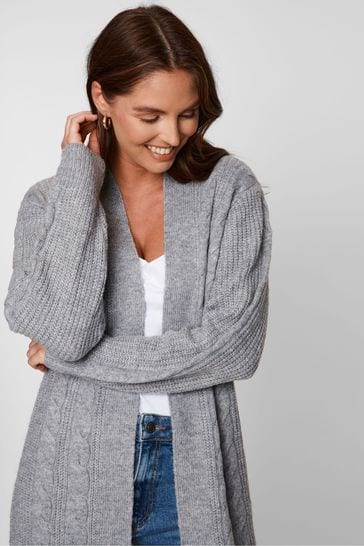 Next cable knit cardigan deals